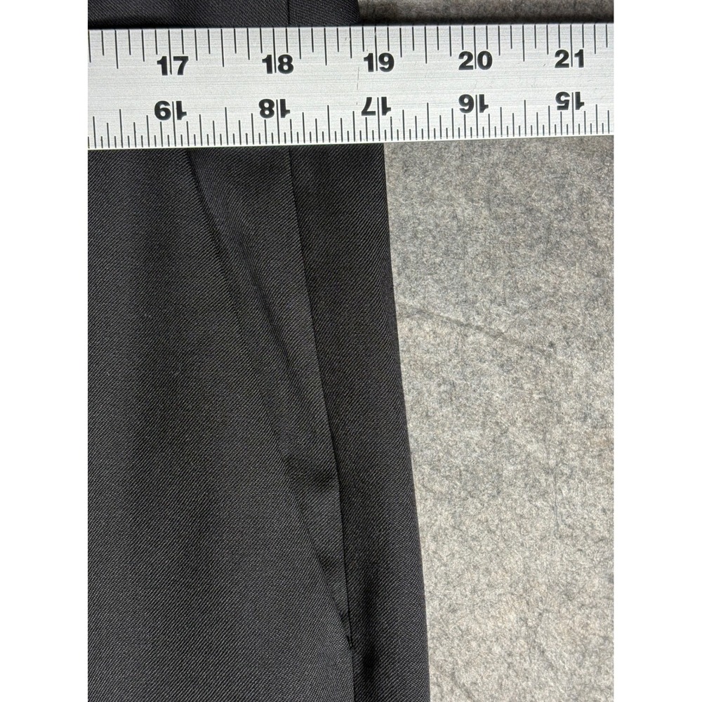 J.Crew Martie Pants Womens 14 Black Bi-Stretch Cotton Full Length F3733 New - Picture 6 of 8